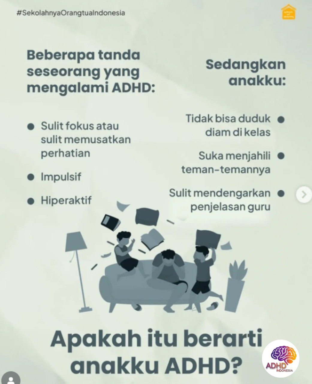 Ciri dan Gejala ADHD pada Anak Usia Dini di Kabupaten Sintang