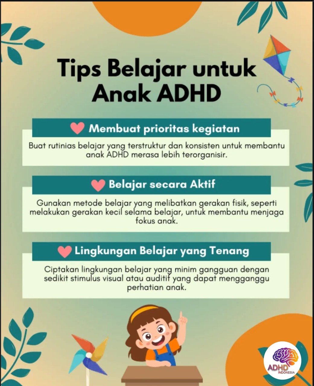Strategi Belajar yang Cocok untuk Anak ADHD di Kabupaten Sintang
